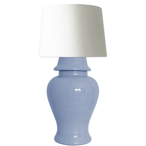French Blue Ginger Jar Lamp - Liza Pruitt
