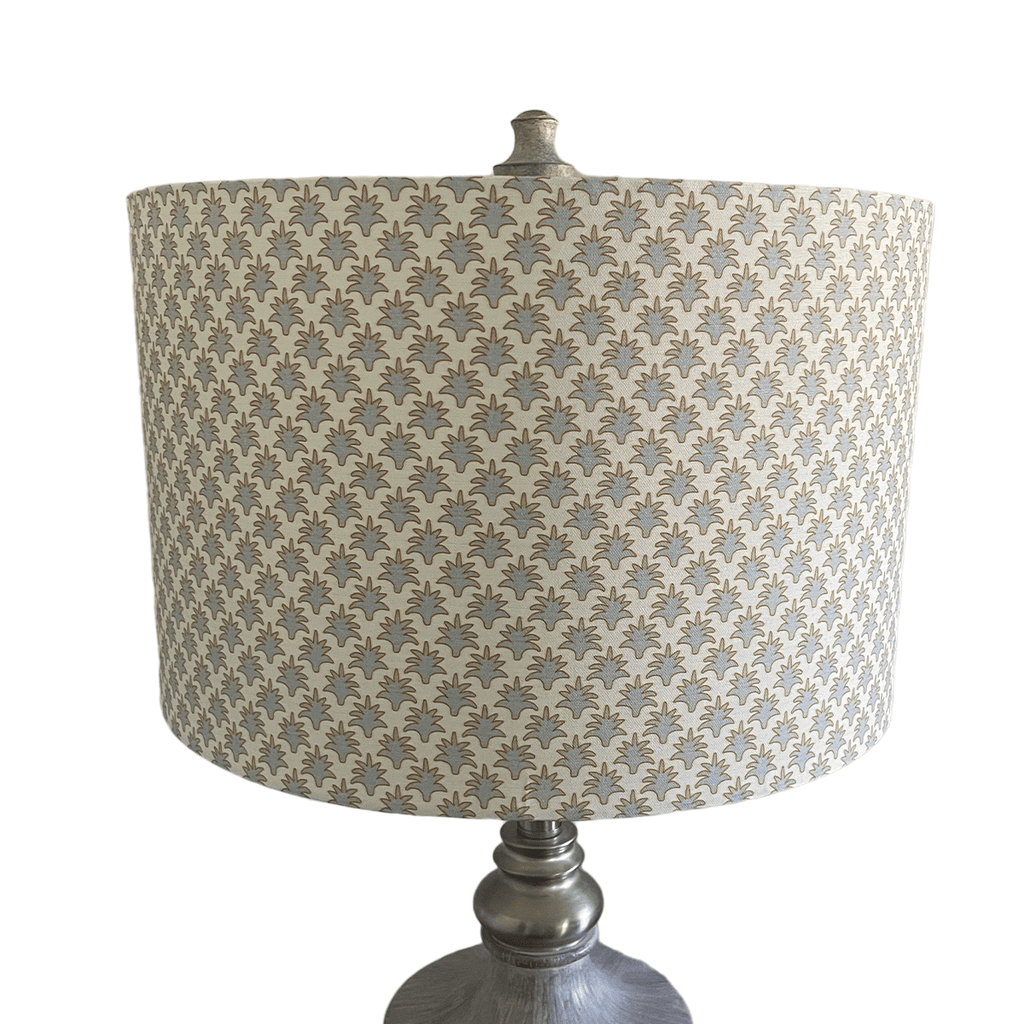 French Blue Lampshade in Whitney - Liza Pruitt