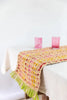 Fringe Table Runner, Floral raffia tabletop - Liza Pruitt