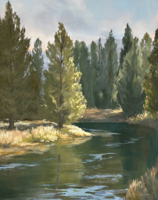 From The River To The Ends | 30" h x 20" w - Liza Pruitt