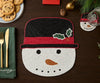 Frosty Snowman Placemat, Christmas Placemat, Snowman Placemat - Liza Pruitt