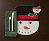 Frosty Snowman Placemat, Christmas Placemat, Snowman Placemat - Liza Pruitt