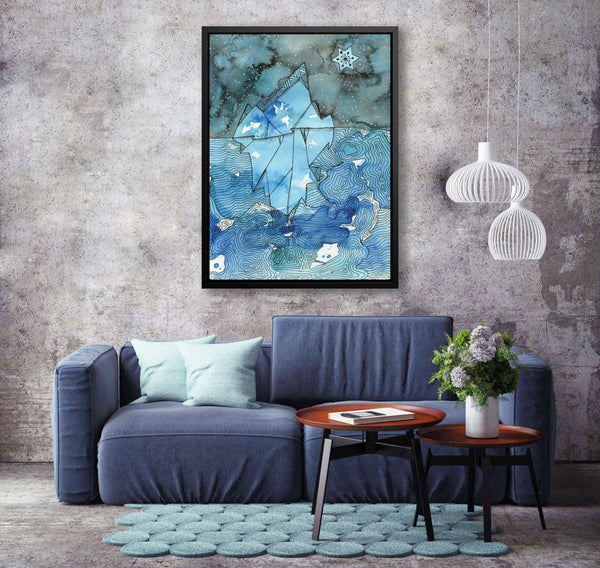 Frozen - Open Edition Canvas Print - Liza Pruitt