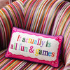 Fun And Games Needlepoint Pillow - Liza Pruitt