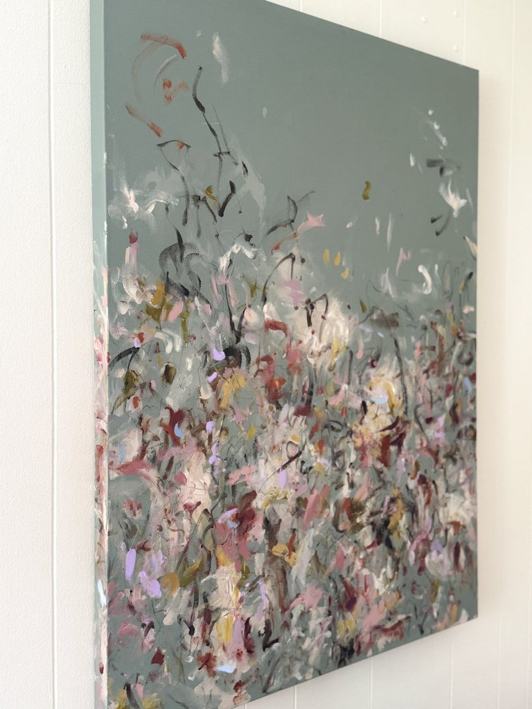 Garden Full of Blooms and Thorns | 40" h x 30" w - Liza Pruitt