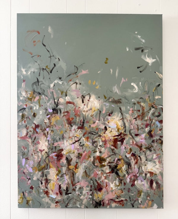Garden Full of Blooms and Thorns | 40" h x 30" w - Liza Pruitt