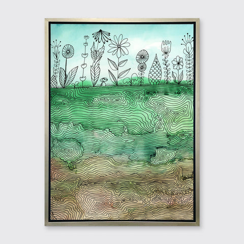 Garden Strata - Open Edition Canvas Print - Liza Pruitt