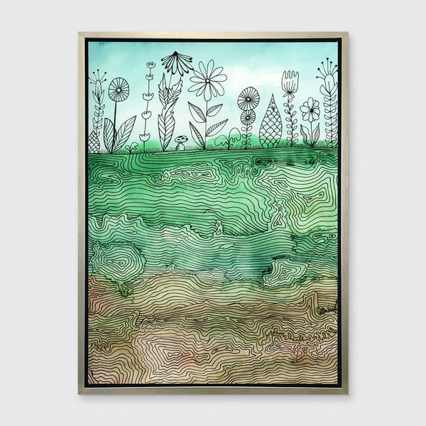 Garden Strata - Open Edition Canvas Print - Liza Pruitt