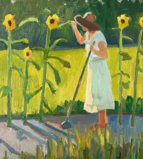 Garden Sunflowers | 20" h x 18" w - Liza Pruitt