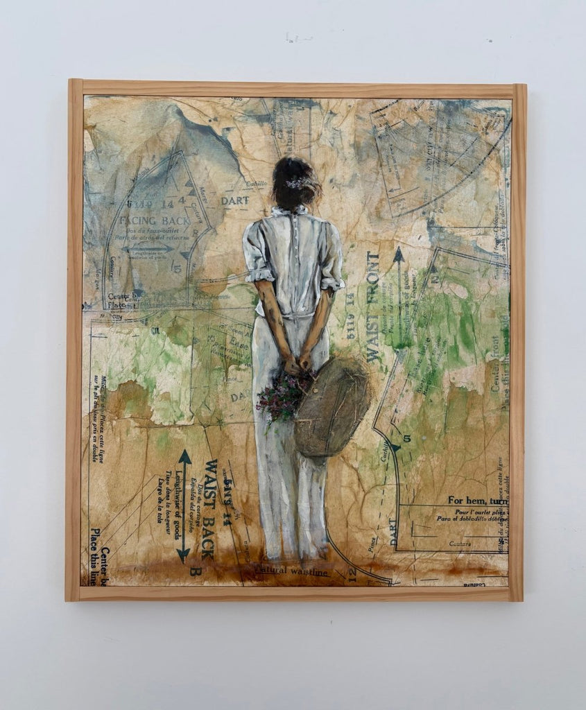 Garden Walk | 17" h x 15" w | Framed - Liza Pruitt