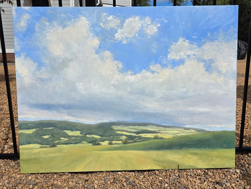Gentle Rolling Hills | 36" h x 48" w - Liza Pruitt
