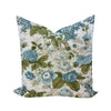 Georgia Pillow Cover in Blue & Green - Liza Pruitt