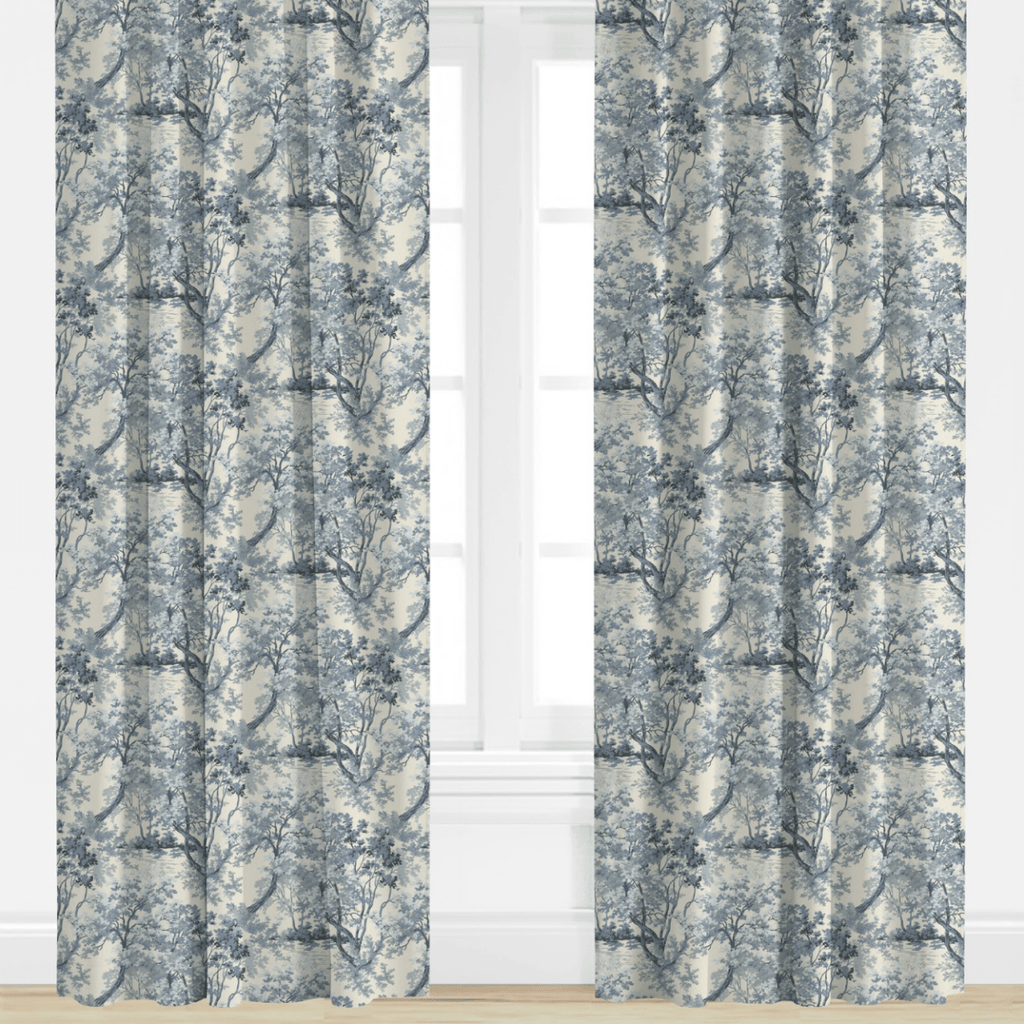 Ginger in Slate Drapery Panel - Liza Pruitt