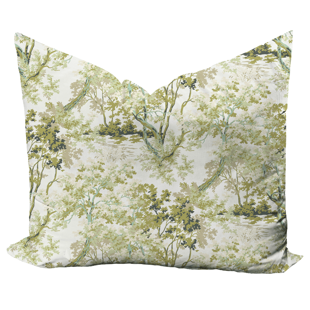Ginger Pillow Cover in Celadon - Liza Pruitt