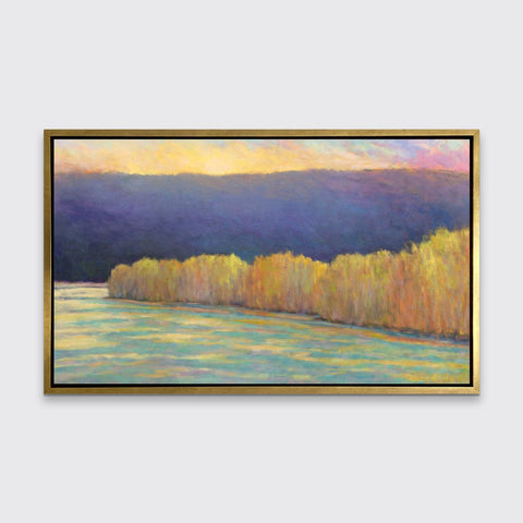 Gold at the River - Limited Edition Canvas Print - Liza Pruitt