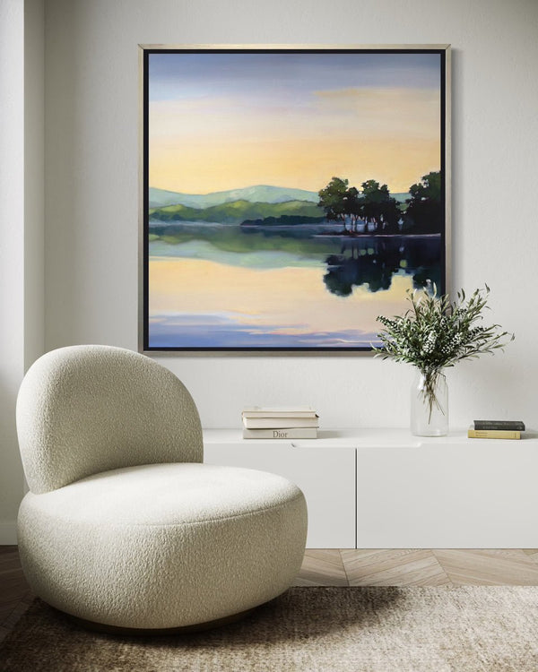 Gold Lake - Open Edition Canvas Print - Liza Pruitt