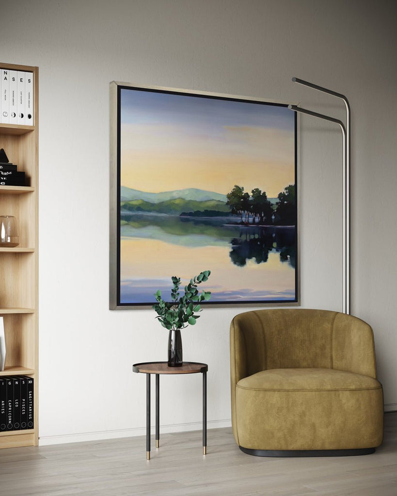 Gold Lake - Open Edition Canvas Print - Liza Pruitt