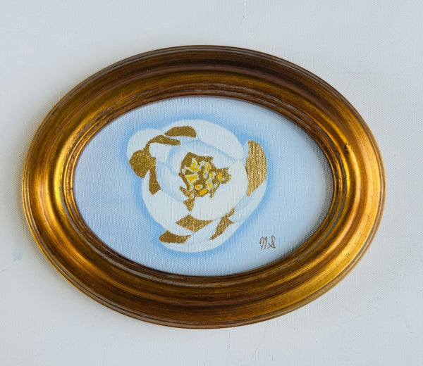 Golden Blossom I | 7.5" x 9.5" | Framed - Liza Pruitt