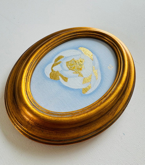 Golden Blossom I | 7.5" x 9.5" | Framed - Liza Pruitt