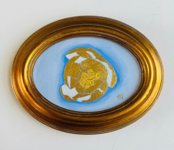 Golden Blossom III | 7.5" x 9.5" | Framed - Liza Pruitt