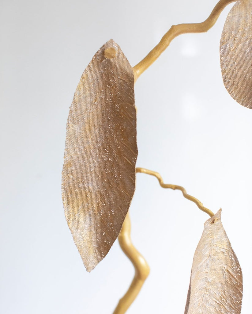 Golden Dream Leaf Triptych | 30 - 34" h - Liza Pruitt