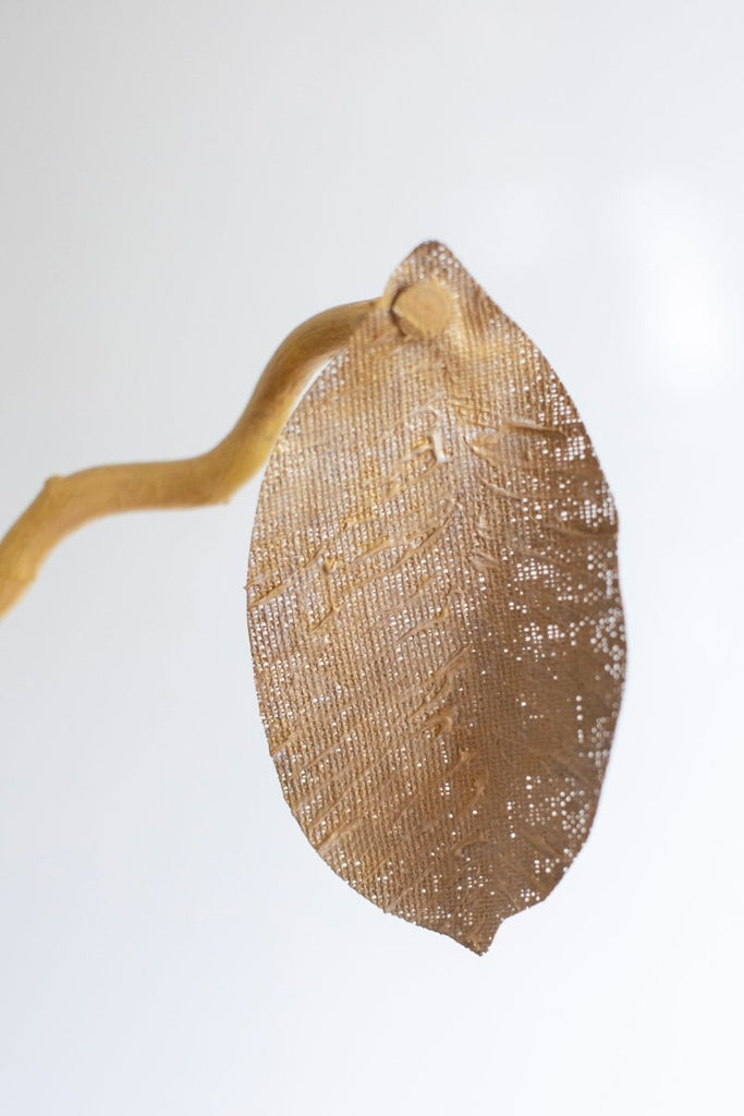 Golden Dream Leaf Triptych | 30 - 34" h - Liza Pruitt