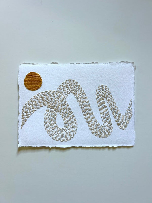 Golden Moon I | 5.25" h x 7.25" w - Liza Pruitt