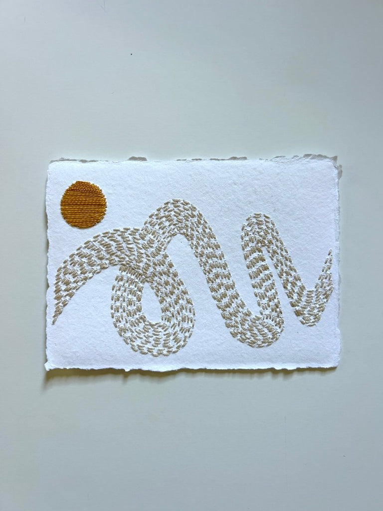 Golden Moon I | 5.25" h x 7.25" w - Liza Pruitt