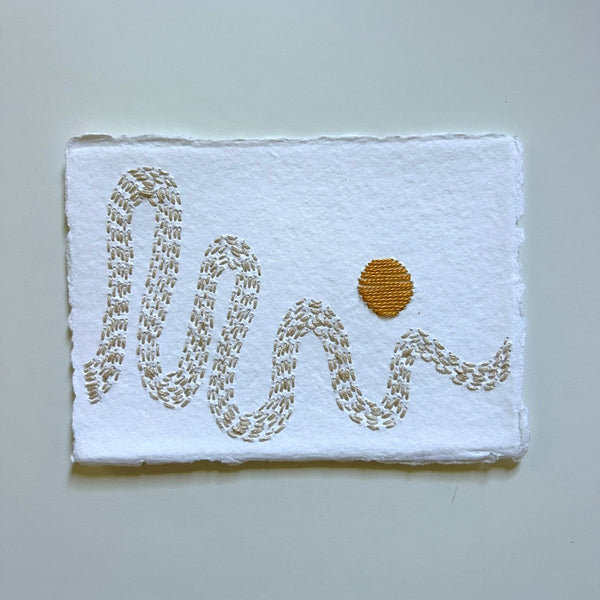 Golden Moon III | 5.25" h x 7.25" w - Liza Pruitt