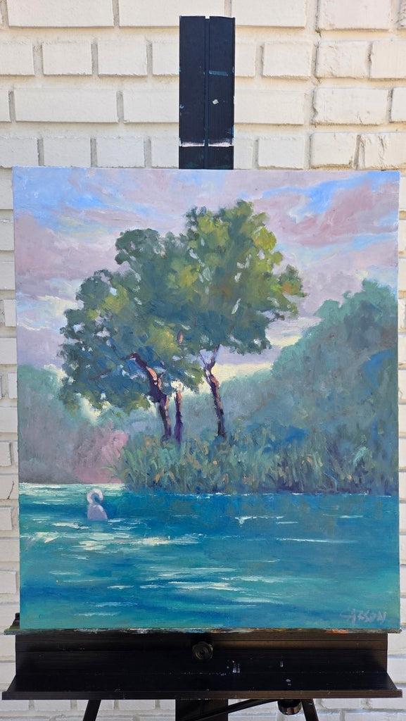 Goldern Glide | 24" h x 20" w - Liza Pruitt