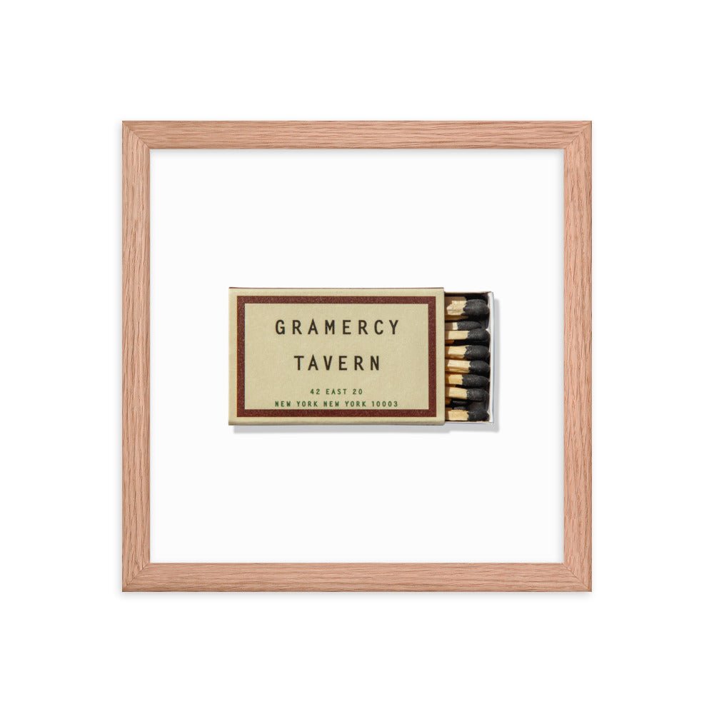 Gramercy Tavern Framed Print - Liza Pruitt