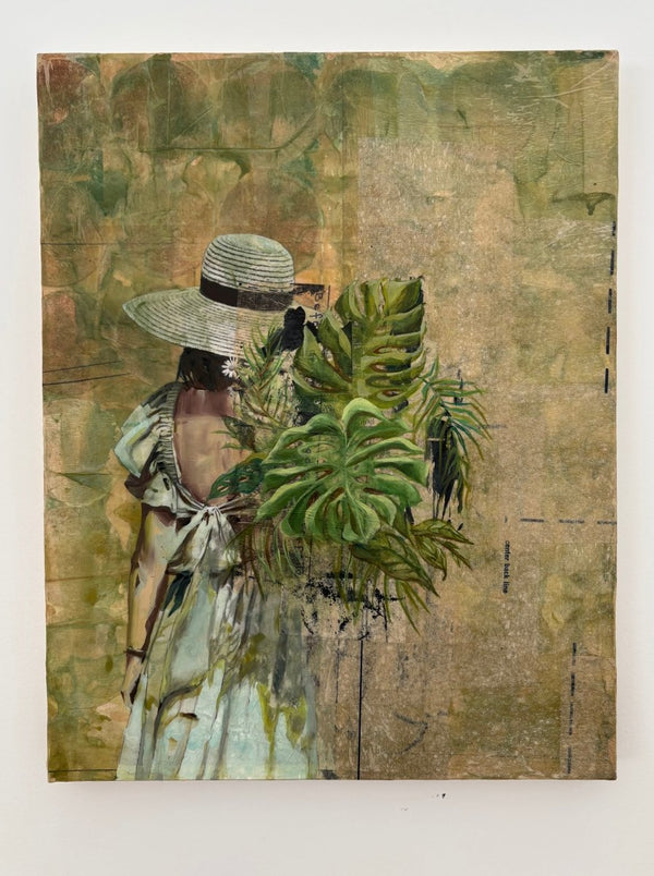 Green Bouquet | 14" h x 11" w - Liza Pruitt