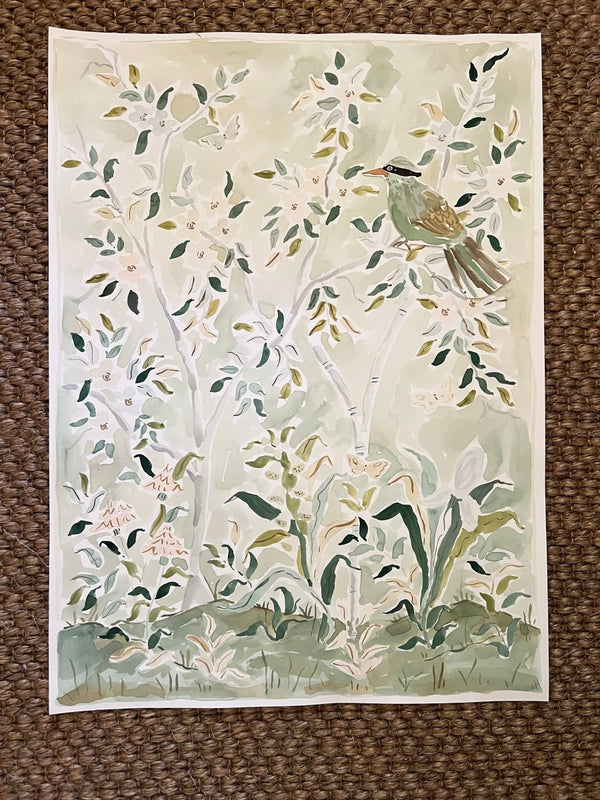 Green Canopies No. 1, Original 22x30 - Liza Pruitt