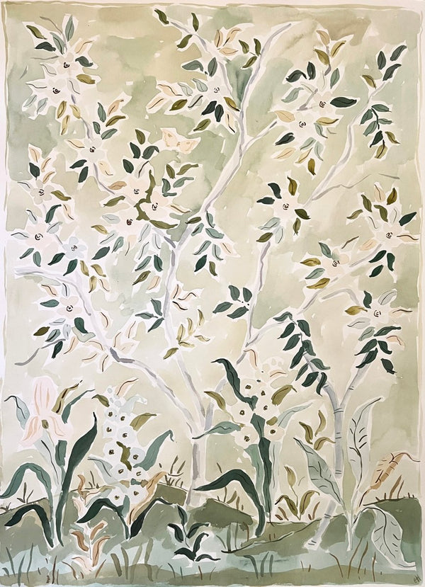 Green Canopies No. 2, Original 22x30 - Liza Pruitt