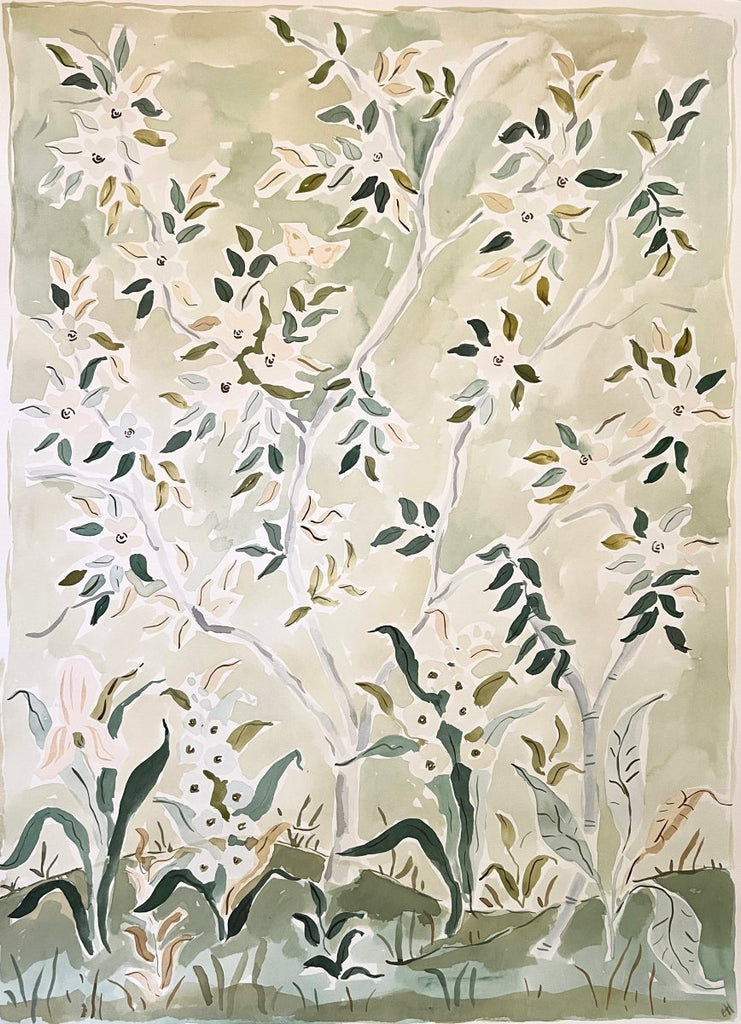 Green Canopies No. 2, Original 22x30 - Liza Pruitt