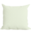 Green Check Pillow in Trellis - Liza Pruitt