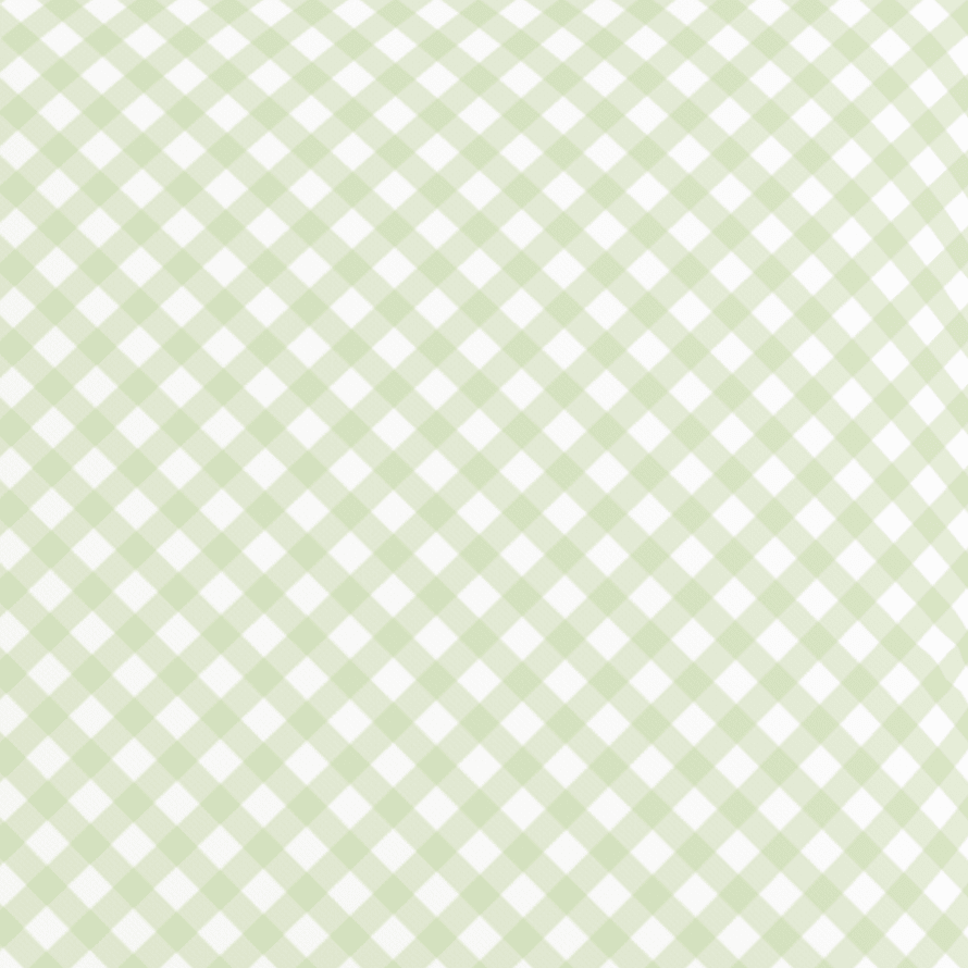 Green Check Pillow in Trellis - Liza Pruitt