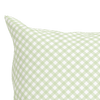 Green Check Pillow in Trellis - Liza Pruitt