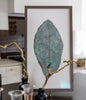 Green Gray Light Leaf I | 25" h x 14" w | Framed - Liza Pruitt