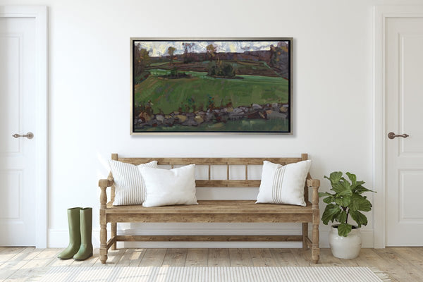 Green Meadow - Open Edition Canvas Print - Liza Pruitt