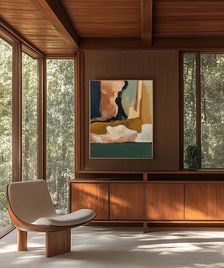 Green Pastures Pink Clouds by Seb Moran - Liza Pruitt