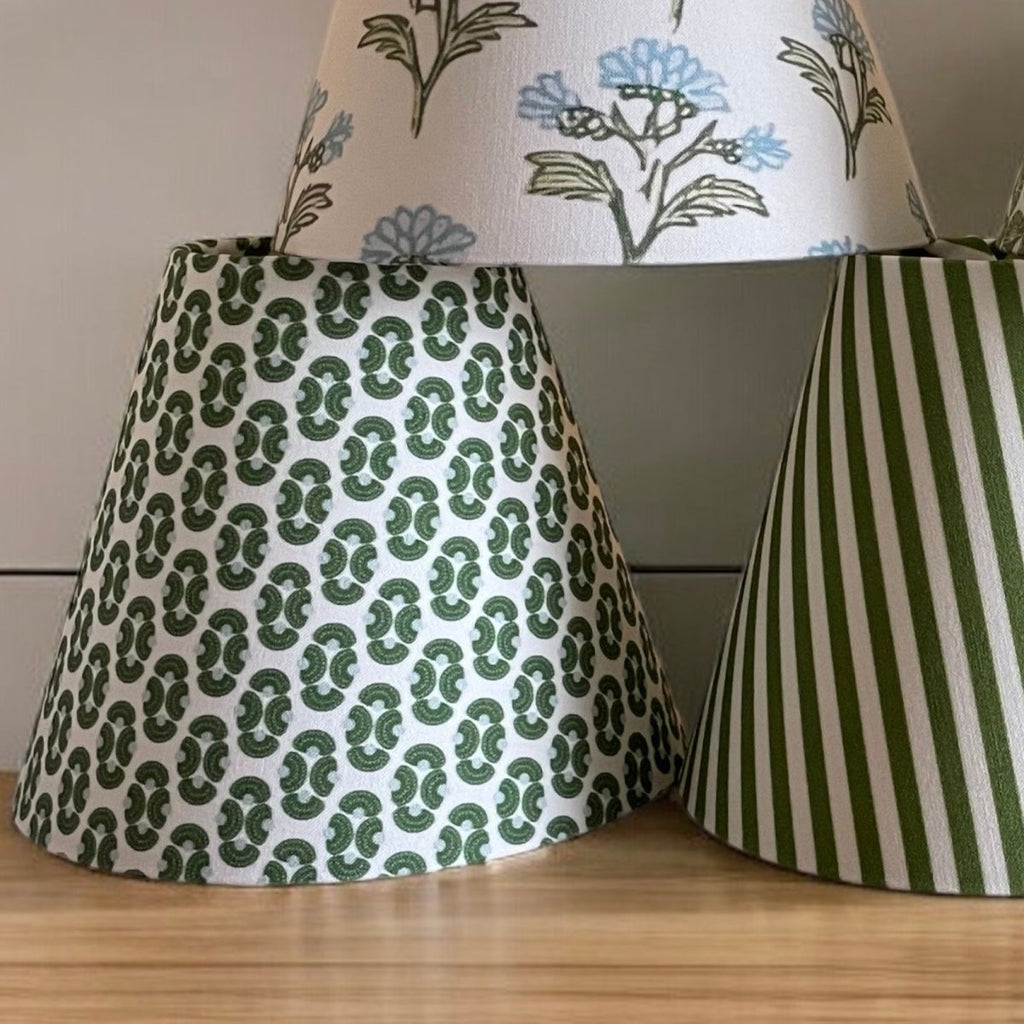 Green Sconce Lamp Shade in Armada - Liza Pruitt