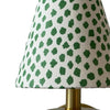 Green Sconce Shade in Cheetah Spots - Liza Pruitt
