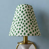 Green Sconce Shade in Cheetah Spots - Liza Pruitt