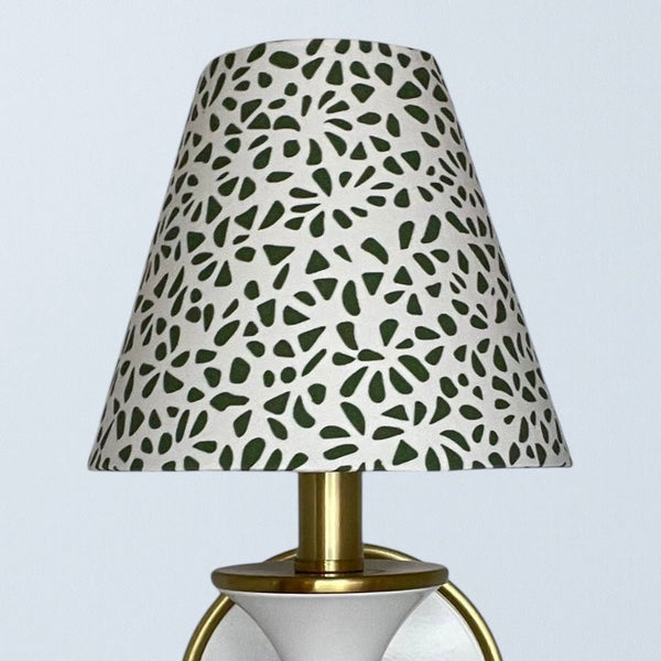 Green Sconce Shade in Petal Party - Liza Pruitt