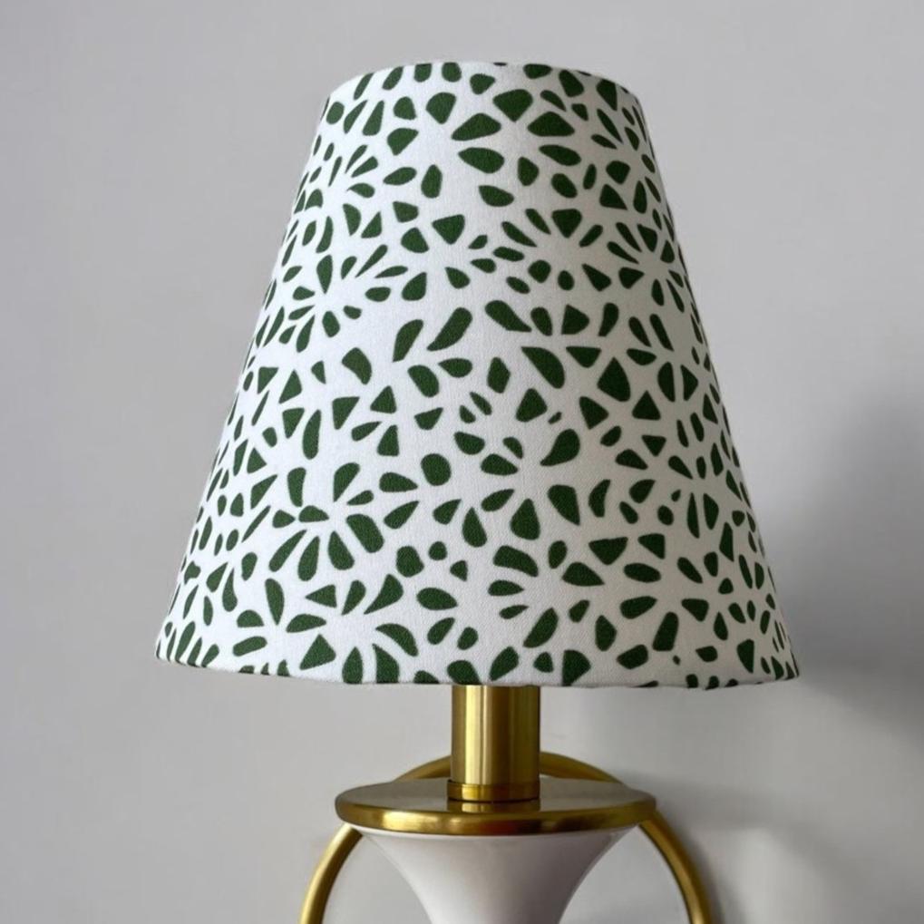 Green Sconce Shade in Petal Party - Liza Pruitt