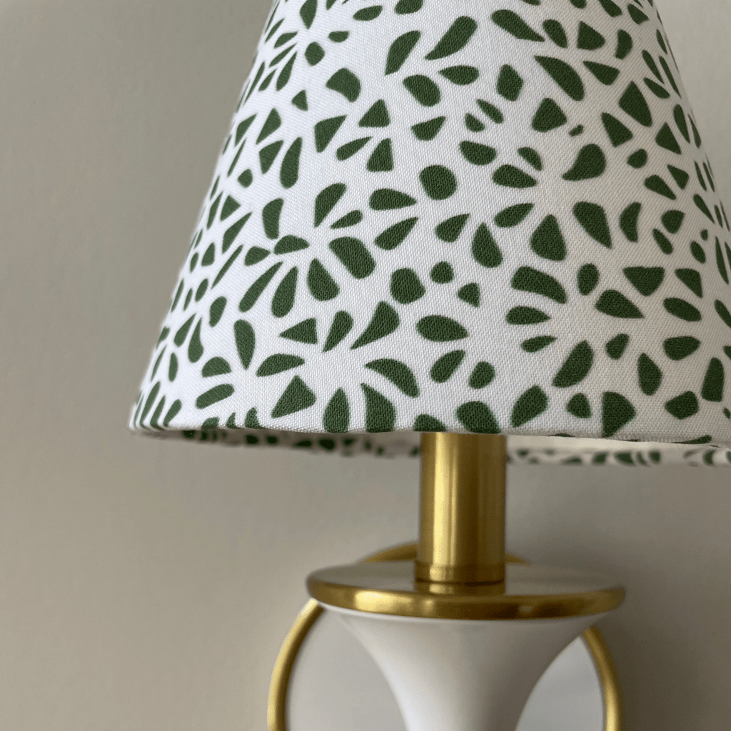 Green Sconce Shade in Petal Party - Liza Pruitt