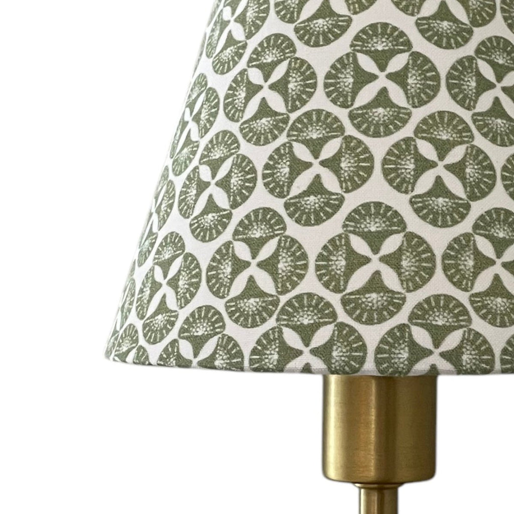 Green Sconce Shade in Sea Star - Liza Pruitt