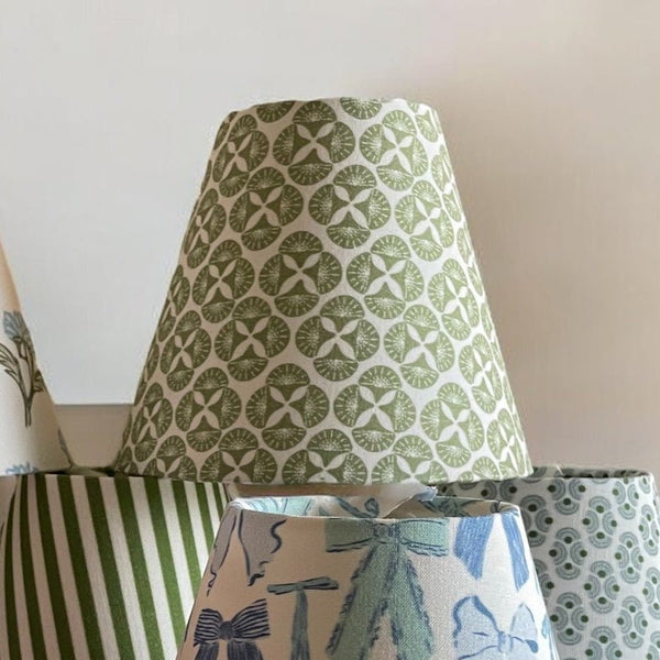 Green Sconce Shade in Sea Star - Liza Pruitt