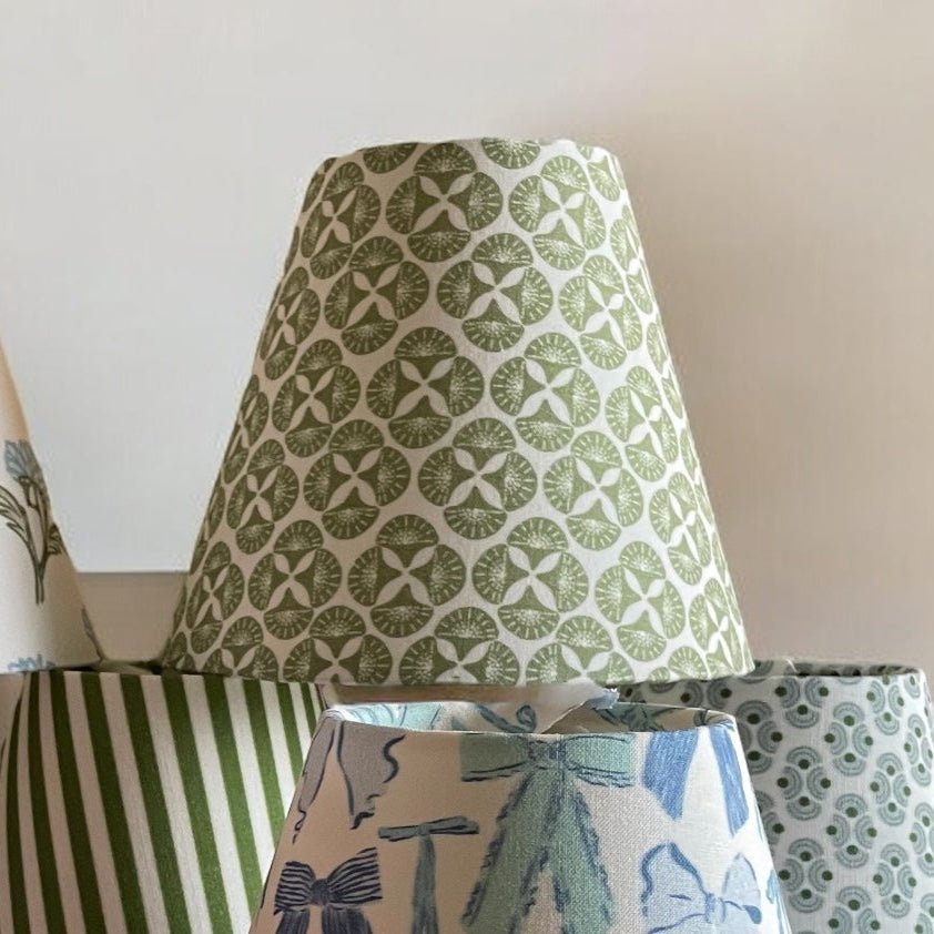 Green Sconce Shade in Sea Star - Liza Pruitt